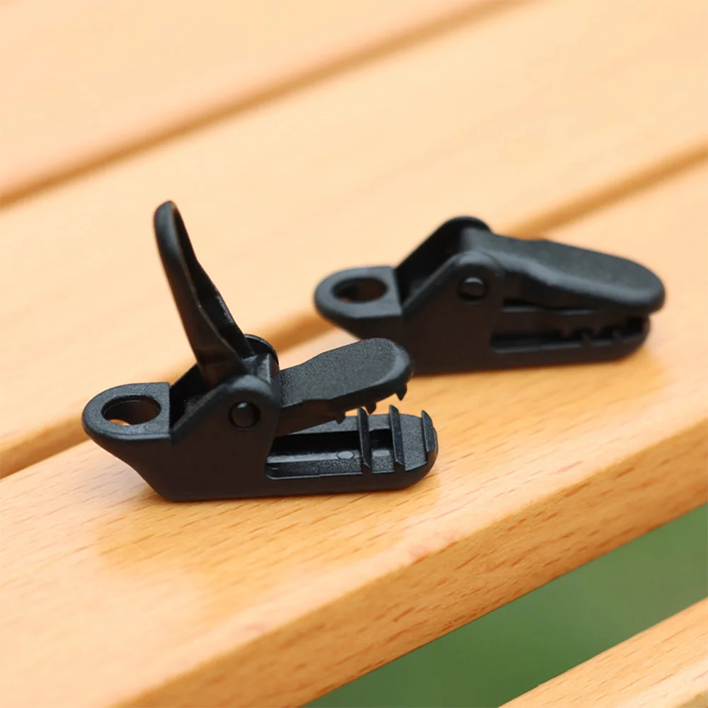 Crocodile Mouth Style Tent Clip Waterproof Canopy Clip Snap Oilcloth Outdoor Camping Shade Net Fixing Tent Accessories for Tent Clips Camping Accessories