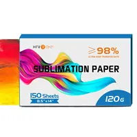 HTVRONT 150 Sheets 8.5x14 inches Inkjet Sublimation Paper Heat Transfer Paper for Inkjet Printer T-shirt Clothes Printing 120g 1