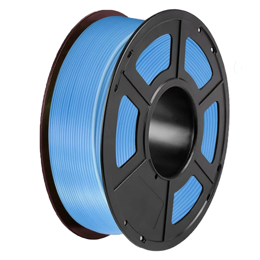 PLA 3D 프린터 필라멘트 실크 블루 화이트 그라데이션 250g 500g 1kg 3D 프린터용 pla 소재 1.75mm 와이어 진공 포장