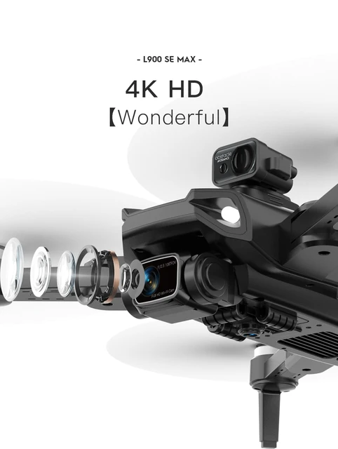 Acheter Drone L900 Pro SE HD 4K professionnel FPV avec caméra 5G WIFI,  évitement visuel d'obstacles, moteur sans balais RC quadrirotor Mini Dron