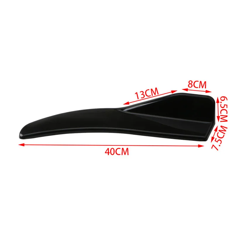 Car Bumper Spoiler Front Rear Lip Anti-collision Universal Side Skirt - 1 Pair