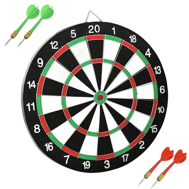 Double-sided Dart Board Set Entertainment Leisure Professional Dart Set Toy with Flying Needle Spot Dart Board plastic magnetic dart board boxed safety children s toy office entertainment magnet dart set dart board and throwing darts