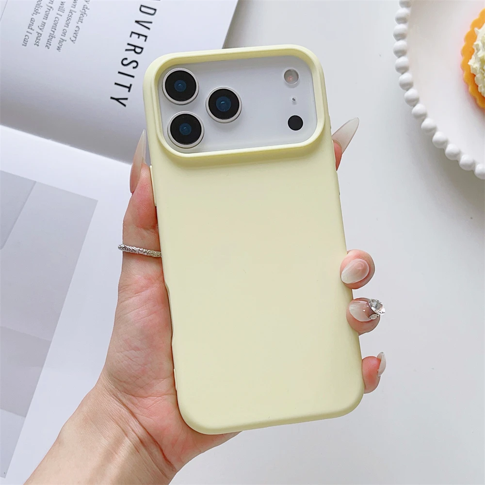 Matte Candy Color Shockproof Liquid Silicone Phone Case with Skin-Feel Finish