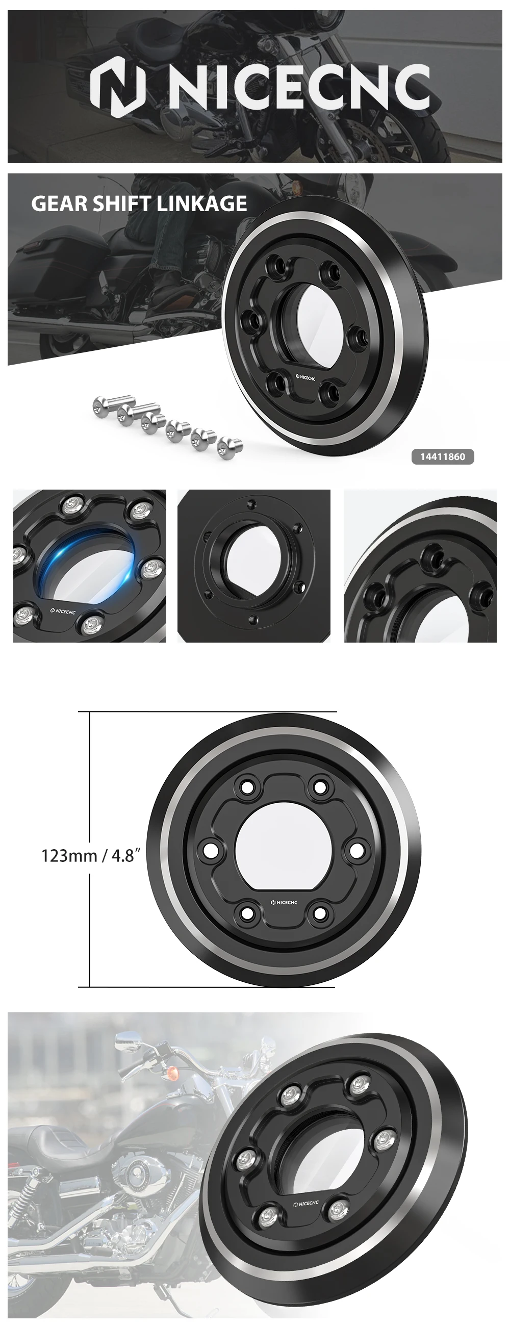 Für Harley Sportster S RH1250S 2021-2024 Linke Seite Lichtmaschinenstecker-Abdeckung Pan America 1250 RA1250 2021-2024 Nightster RH975 23-24 – Detail 1