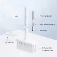 5-in-1 Cleaning Pen Dust Removal Brush, Detachable Dual Headed Keyboard Brush, Multifunctional Earphone Dust Removal Brush 2