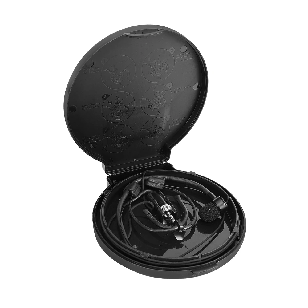 iiimymic Unidirectional Black Headset Microphone 3.5mm Lockable Singing Headworn Mic For Sennheiser Wireless BodyPack System