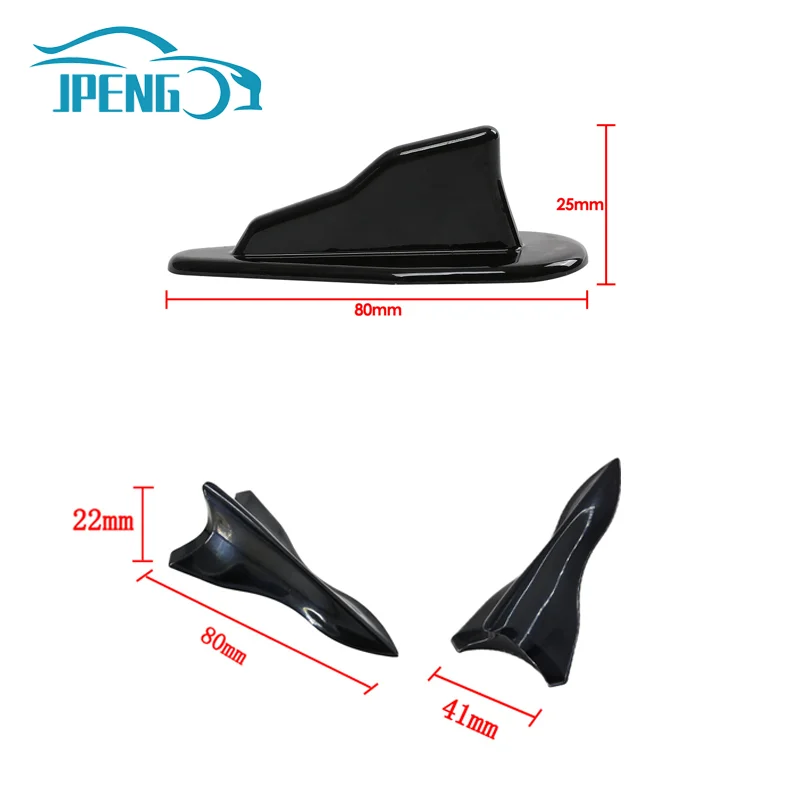 Car Roof Shark Fin Style Diffuser Spoiler For BMW W211 W204 E36 E46 E92 Audi A3 Passat B8 Tesla Model Y