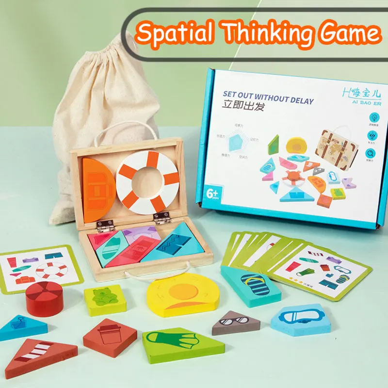 Montessori Kids Travel Puzzle Game 2