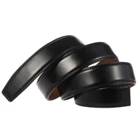 3.5cm Belt No Buckle Cow Genuine Leather Belt Body for Automatic Buckle High Quality Black Brown Belts Without Buckle Cowskin - Image 5