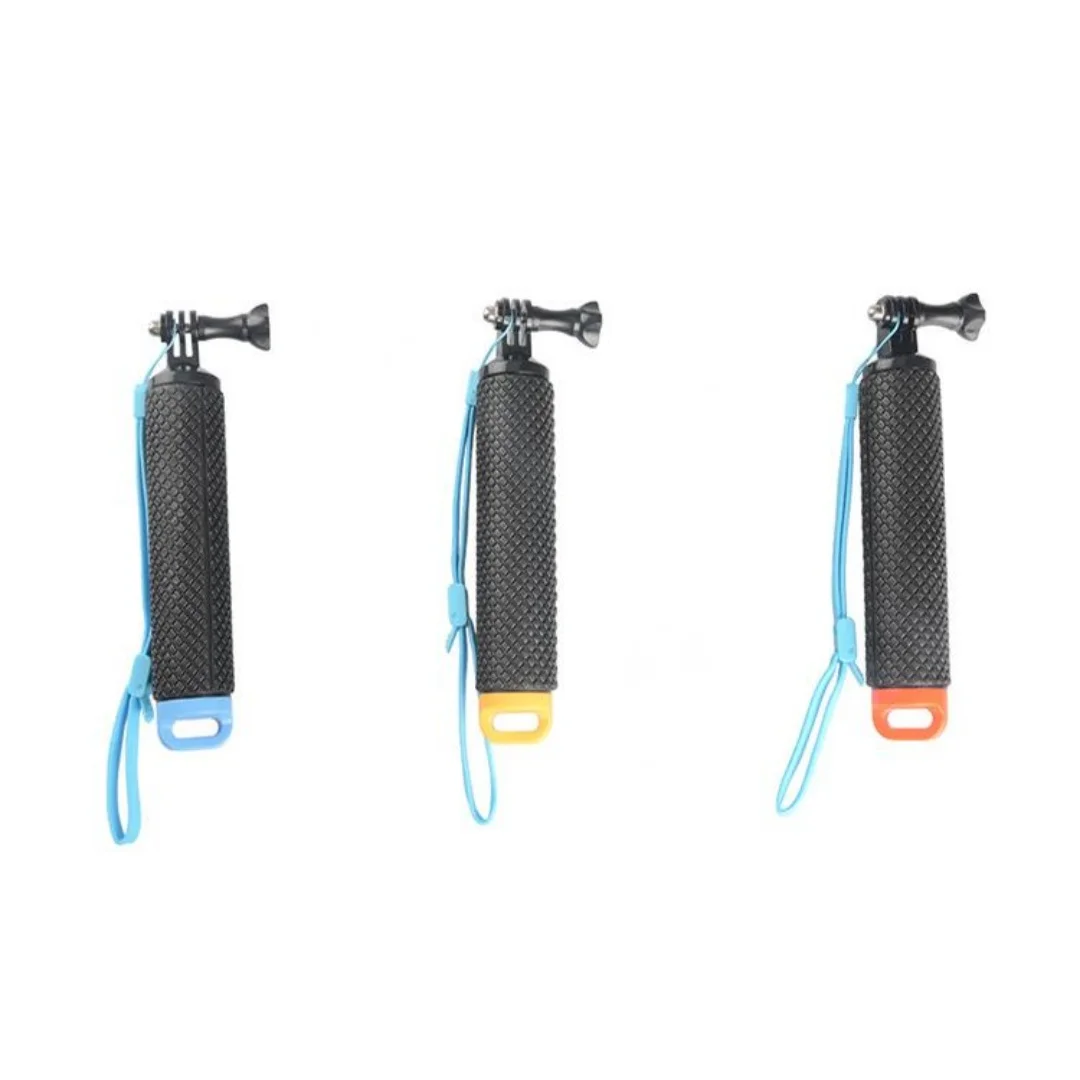 Soporte de Silicona para Cámara de Acción GoPro DJI Insta360 - Naranja/Amarillo/Azul