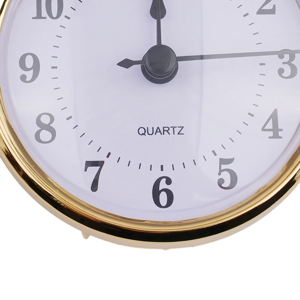 wall clock movement quartz clock movement clock accessory kit 80MM Quartz Clock Inserts Classic Clock Craft Quartz Movement Round Clocks Head Insert Roman Arabic Numerals