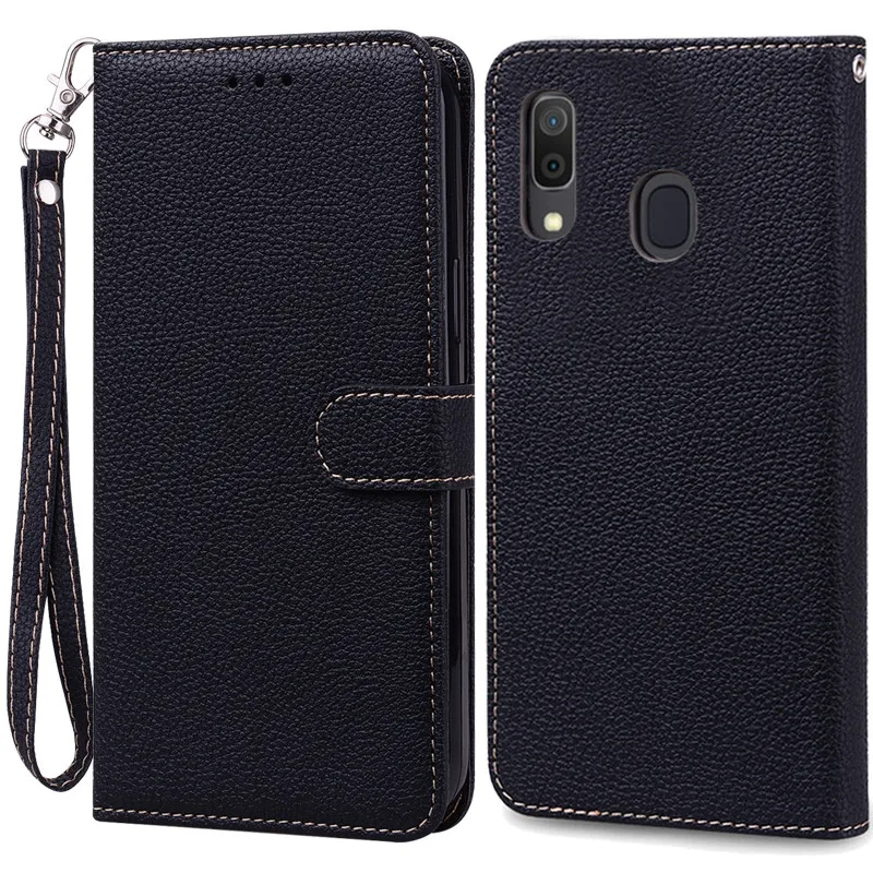 Leather Wallet Flip Case for Samsung Galaxy A40 - Stylish and Protective Cover