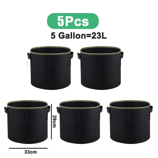5x 5gallon(33x29cm)