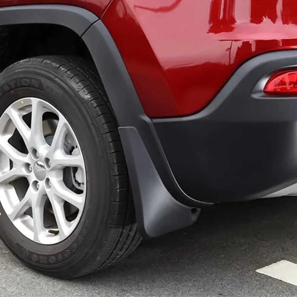 Car Mud Flaps 4Pcs Car Front Back Mudflaps Splash Guards Mudguards Fender Cover for Jeep Renegade 2014-Accessories
