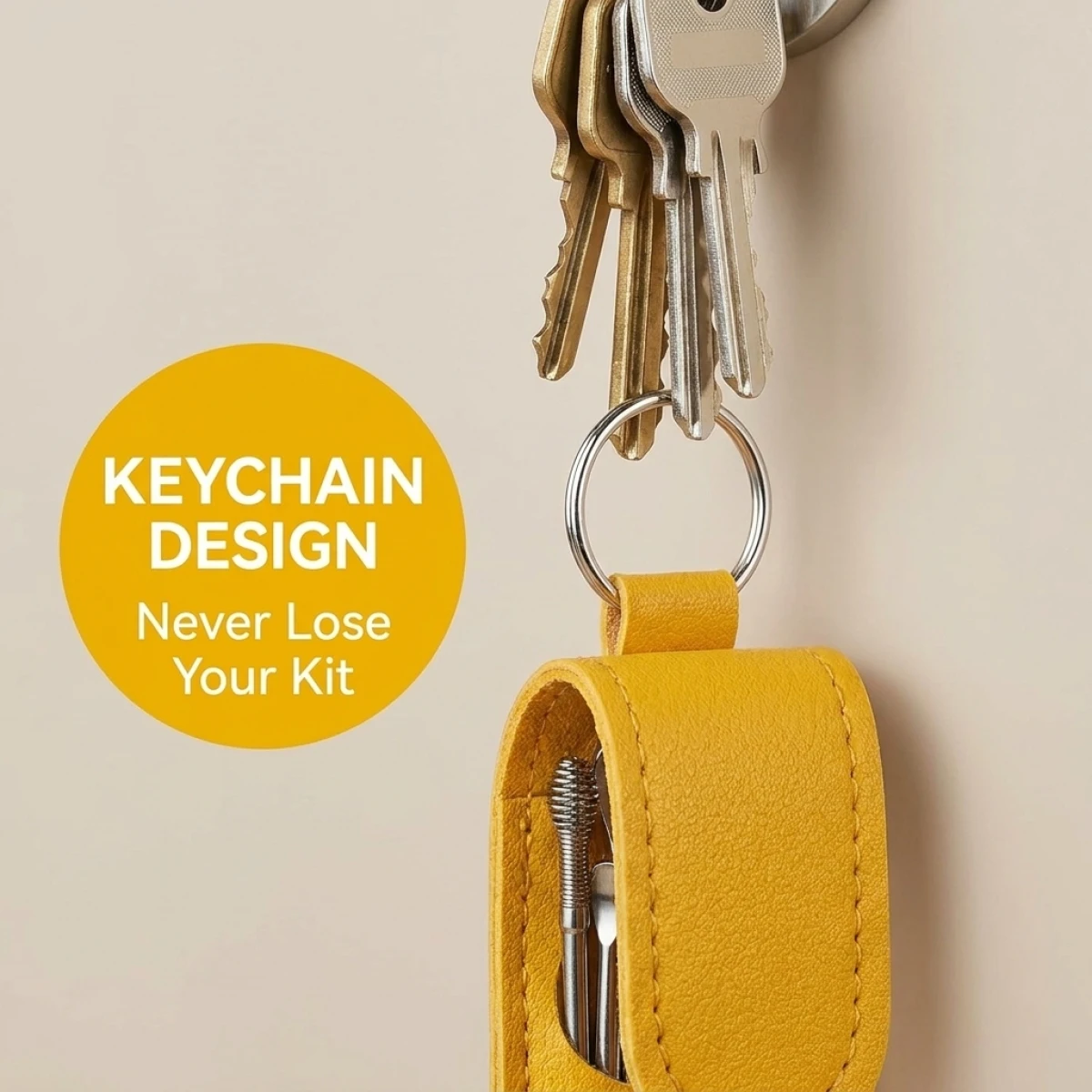 Kit per la pulizia delle orecchie per tutta la famiglia – 6 pezzi, custodia in pelle portatile, mini e leggero, 360 ° Design a spirale, nessuna irritazione all'orecchio - immagine 4