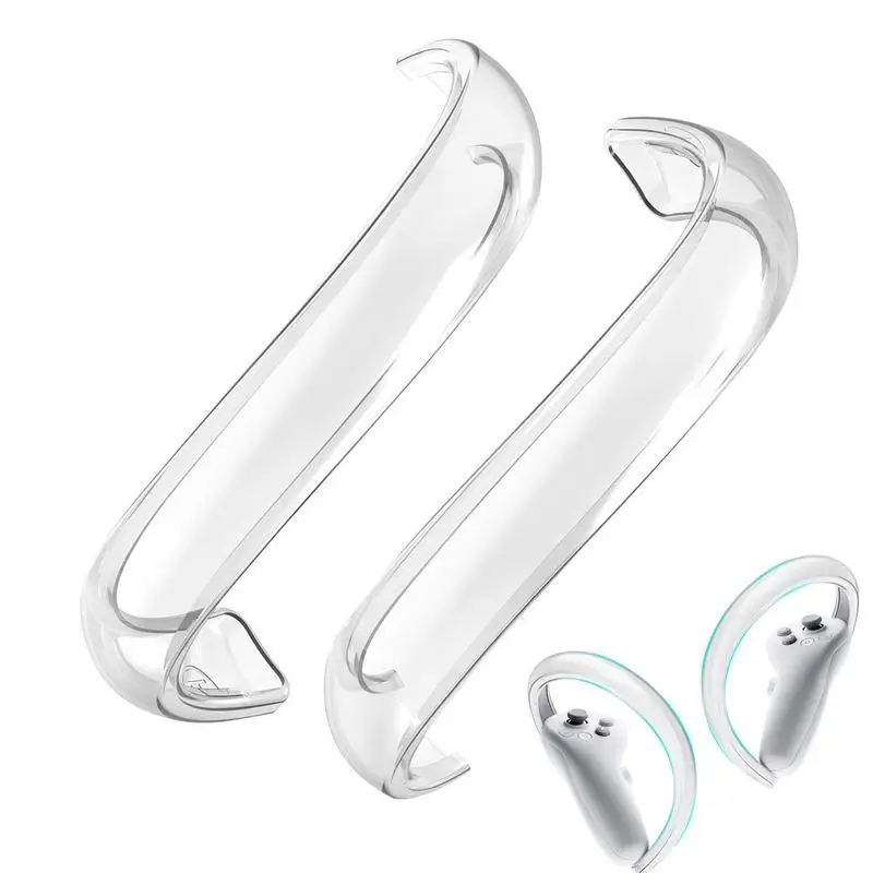 

For Neo 4 VR Controller Transparent Protective Cover VR Grip Handle Anti-Bumping Silicone Protector Ring Case Accessories