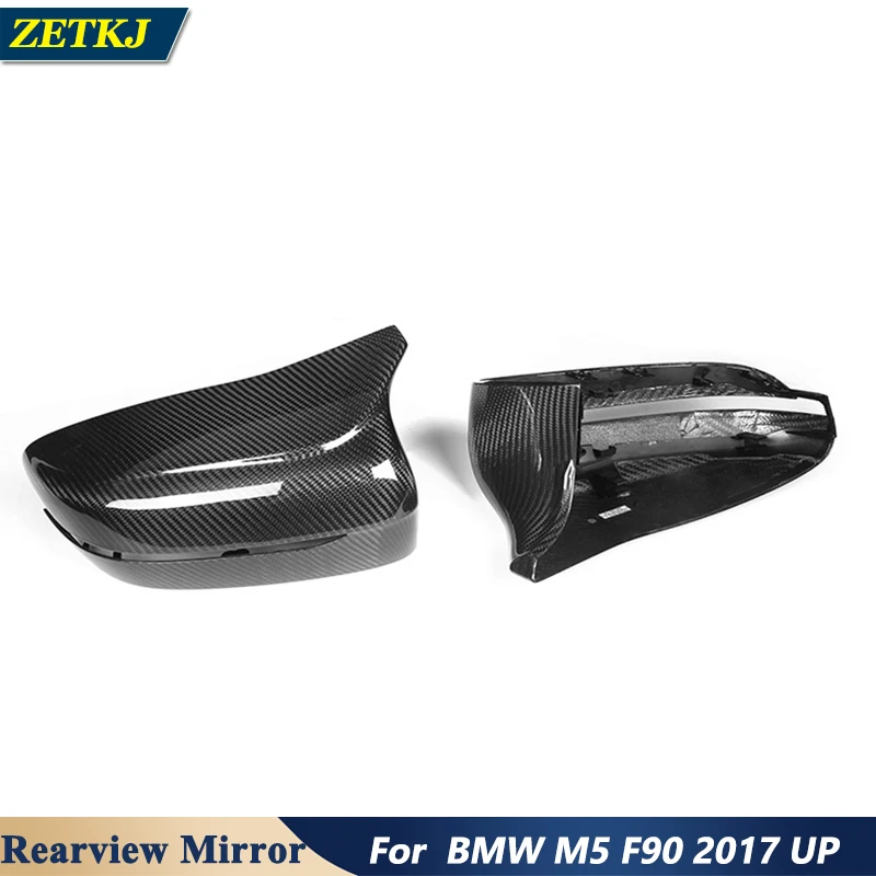 

Original Car Style Replacement-type Real Carbon Fiber Rearview Mirror Cover Shell Housing For BMW M5 F90 2017+ Modification