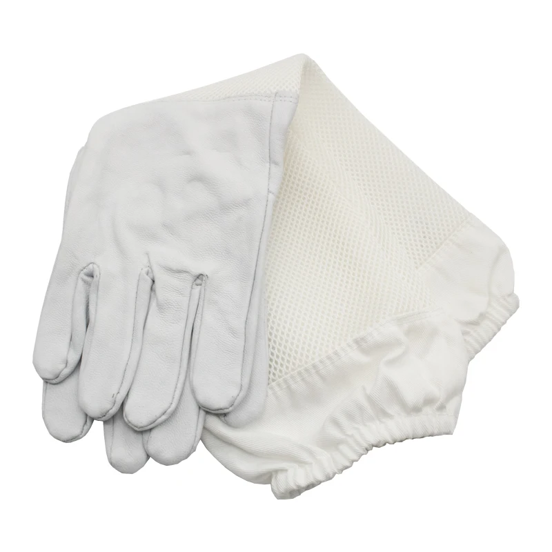 Beekeeper Gloves Protective Sleeves Ventilated Professional Anti Bee for Apiculture Beekeeper Prevent Beehive Tools beekeeper gloves
