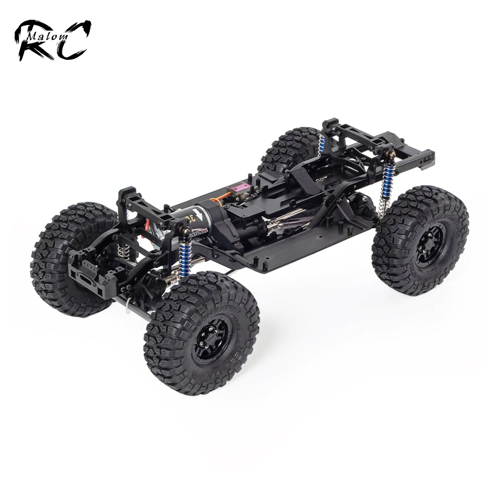 

313mm Wheelbase Chassis Frame Set with 35T 550 Motor 2 Speed Transmission for 1/10 RC Car Rock Crawler TRX4 D90 Upgrade