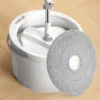 1-10pcs Round MOP Head Cloth Spin Wring for Cleaning Floors Pad Home Replacement Universal Accessories 360 Rotating Barrel Towel 3