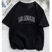 T-Shirt Décontracté pour Femme, Streetwear, avec Impression de Lettre de Brooklyn, Graphique, Harajuku, Y2K, 2023 2