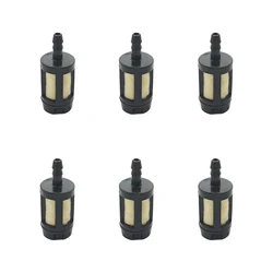 6-Pack Universal Chainsaw Fuel Filters - High-Quality Replacement Parts (B)