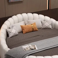 Lits japonais pour chambre à coucher, esthétique unique, lit double moderne, cadres de lit king size, Cama De Lujo Para Dormitorio, accessoires pour la maison 5
