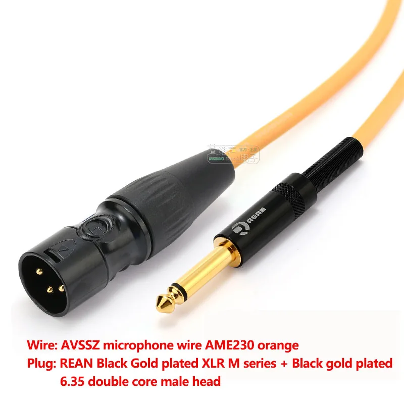 6,35mm TS auf XLR Audiophiles Kabel 1/4 Zoll auf 3-Pin Symmetrischer Adapter für Verstärker/Mixer/PA-System Hi-Fi Geräuscharm – Detail 10
