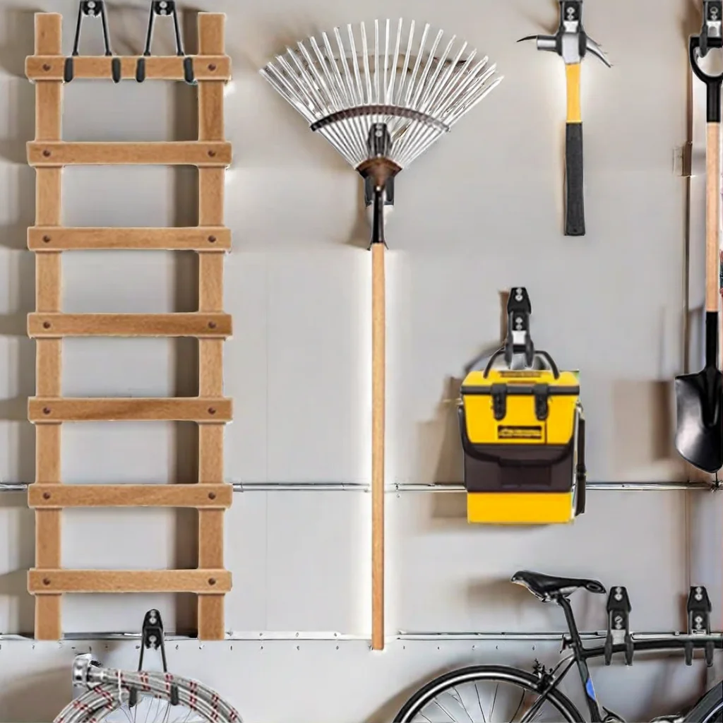 Description Picture 4 of item1PC Heavy Duty Metal Hook Garage Organizer Wall Mount Bicycle Hanger Hooks Wall Mount Anti-slip Storage Hook Garage Storage Tool