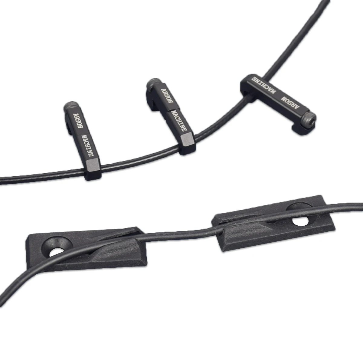 CNC Picatinny Wire Guide System Cable Management for Arson Machine Tacatical Weapon Scout Light