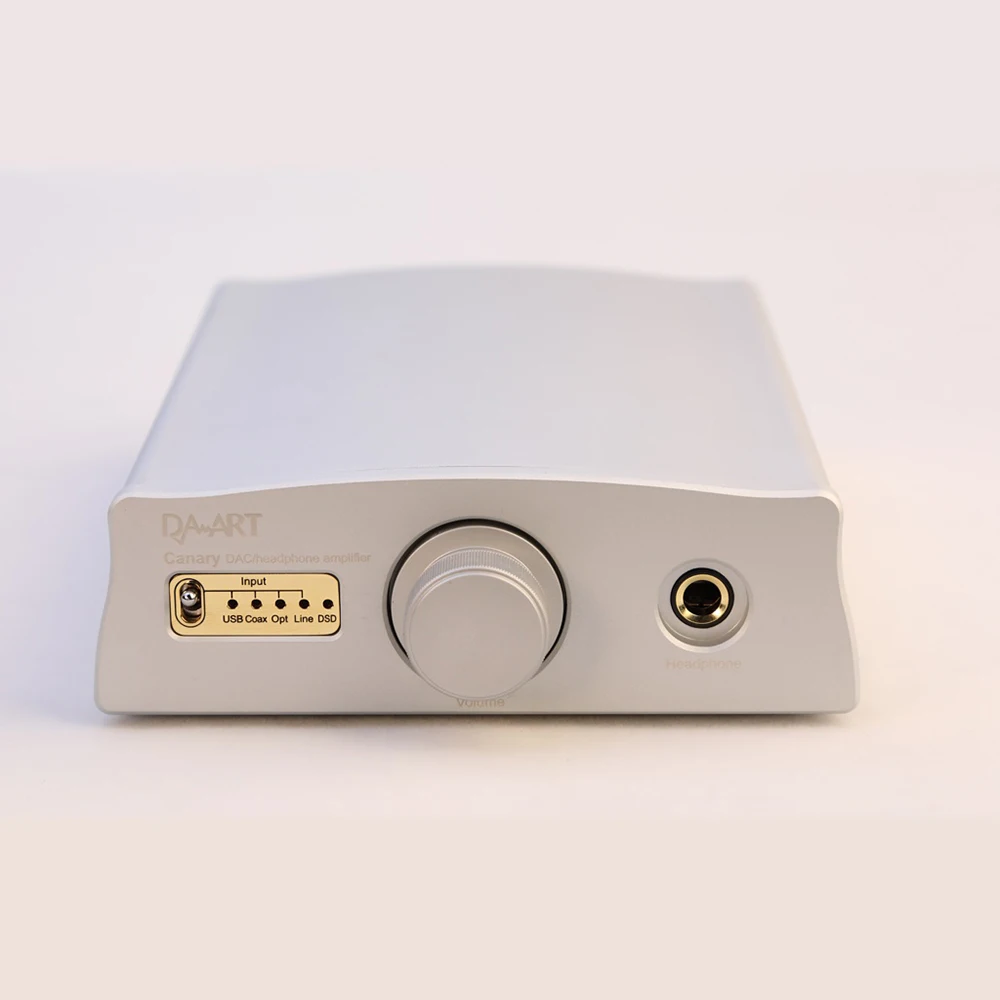 Yulong DAART 카나리아 데스크탑 헤드폰 앰프 ESS9018MK2 XMOS DSD256 PCM384KHz 오디오 매니아를 위한 동축 광학 USB DAC