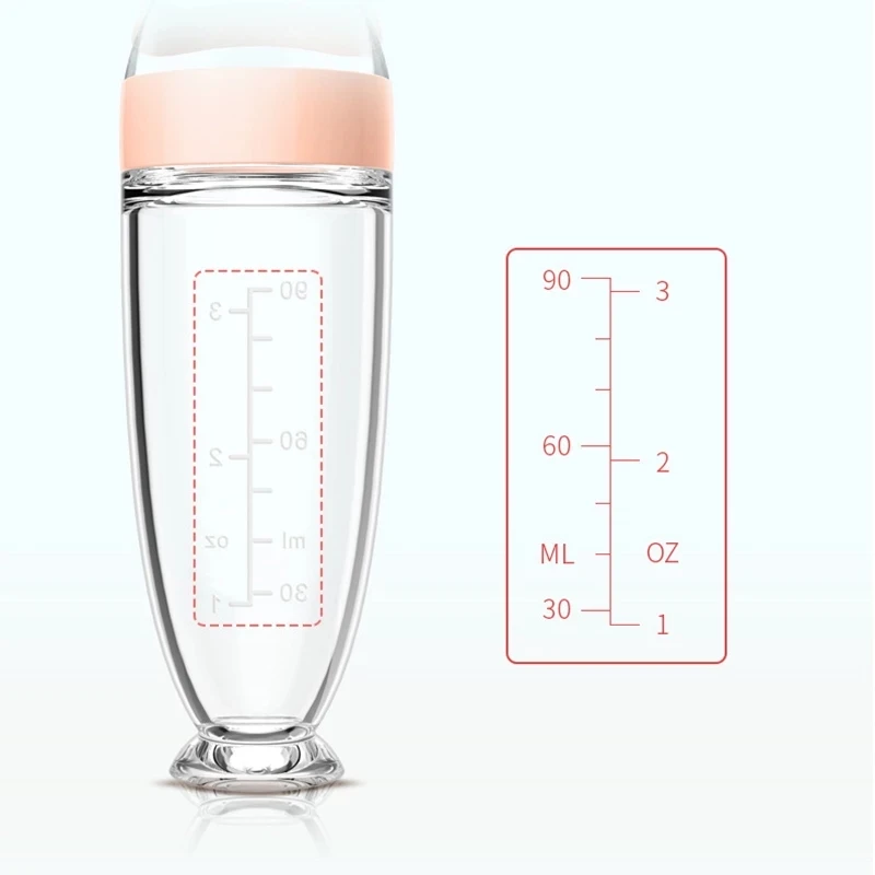 Silicone Feeding Spoon Squeezing Feeding Bottle Newborn Baby Training Rice Spoon Infant Cereal Food Supplement Safe Tableware Tools