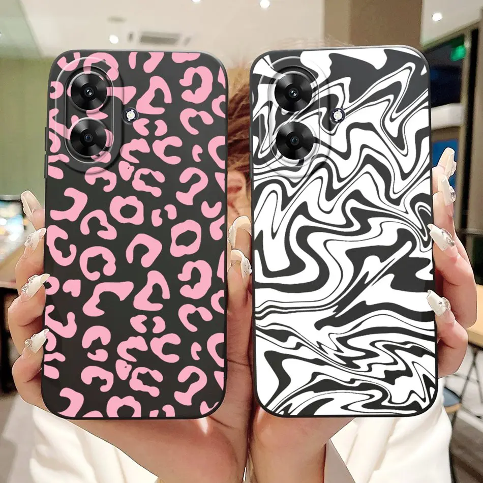 Fashion Moon Pattern Shockproof Silicone Phone Case - 2024 Edition