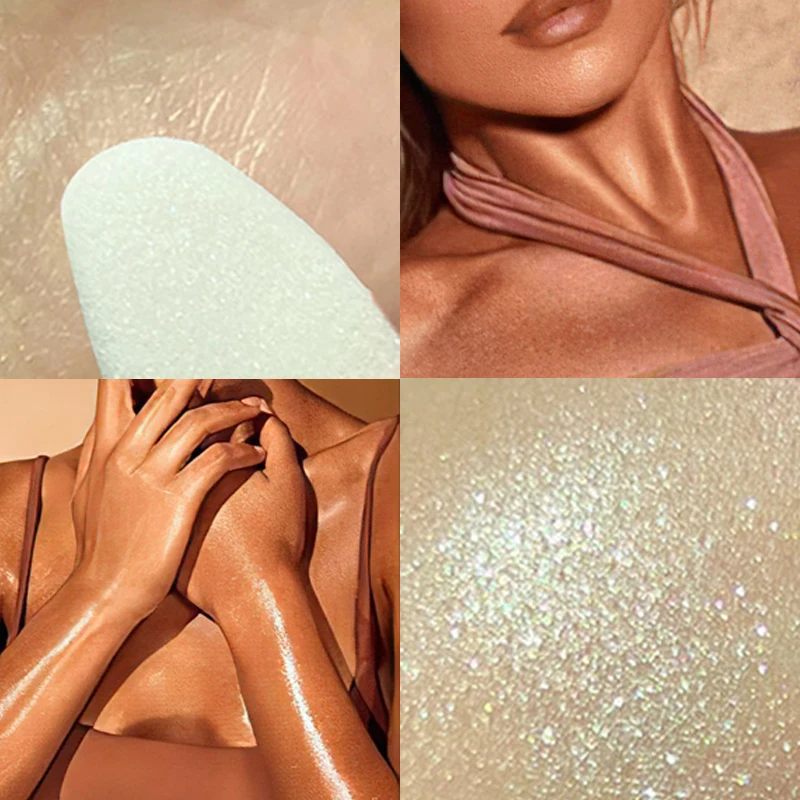 3Color Polvo De Hadas Fairy Dust Highlight Patting Shining Powder Full Body Silhouette and Collarbone Suitable for Face and Eyes 6