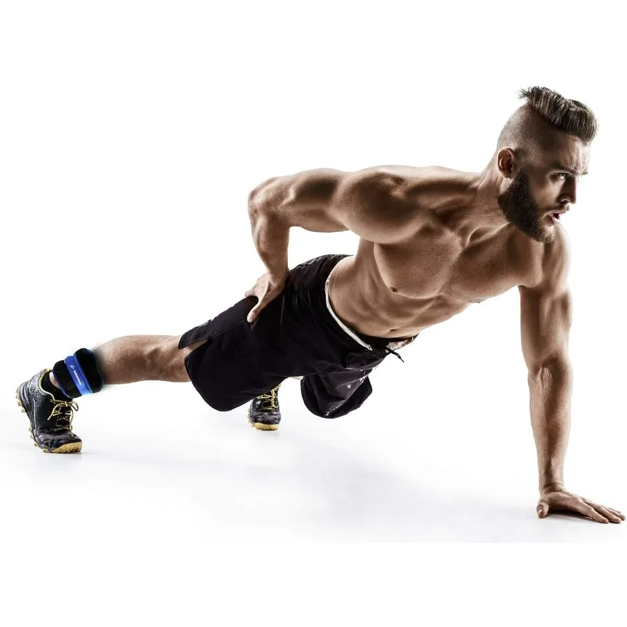 Adjustable Ankle Weights Adjustable 12 Lb Set ( 6Lb Each) Leg Weights for Men Women,Wrist Ankle Weights for Physical Therapy,Yog