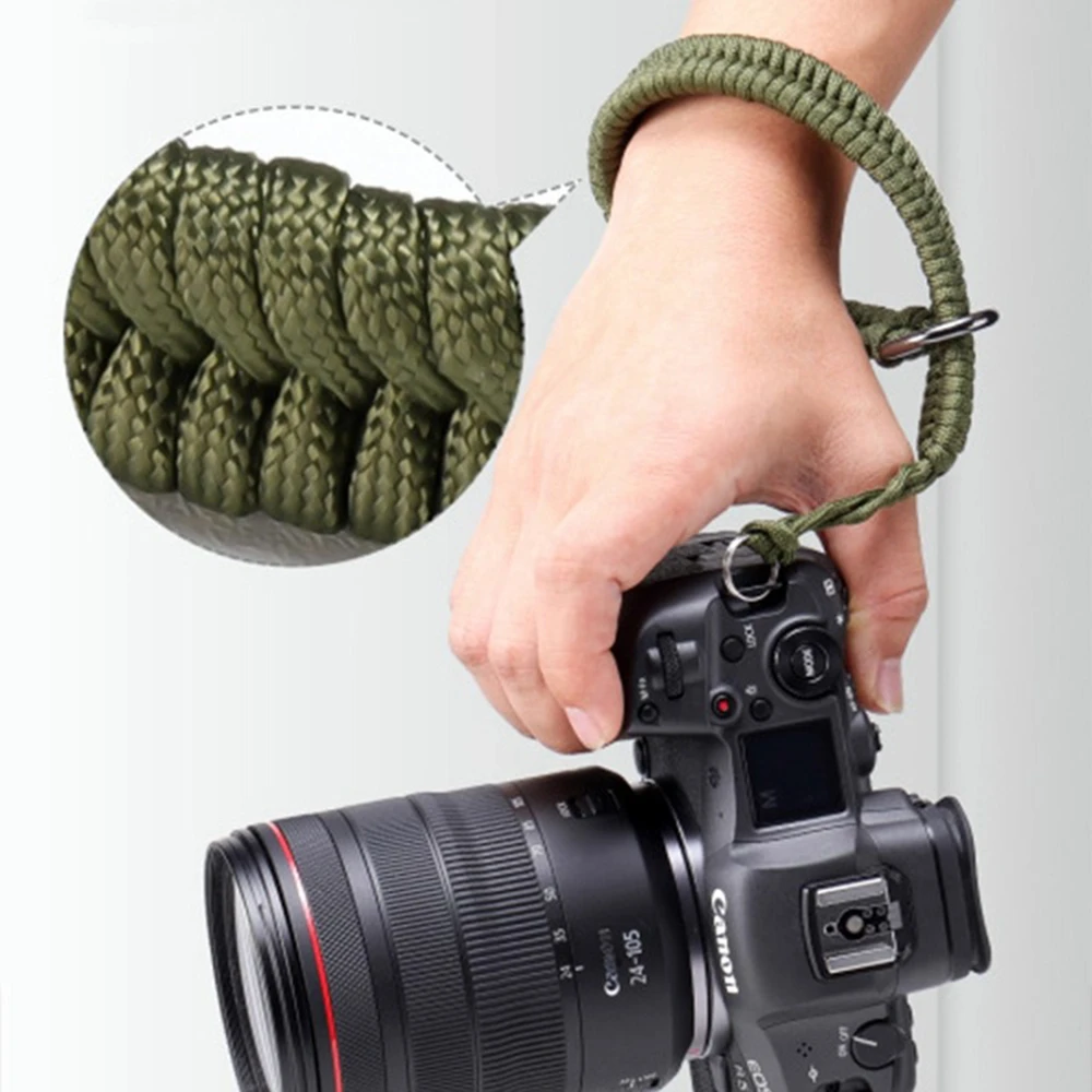 50kg 카메라 손목 스트랩 퀵 릴리즈 핸드 벨트 로프 (캐논, , 니콘, 후지, 파나소닉, 펜탁스 DSLR, 미러리스 SLR 액세서리용)