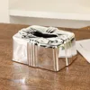 Creative Plastic Tissue Box,Living Room, Bedroom, Bathroom Decoration Paper Drawer, High-end Hotel Restaurant Napkin Storage Box 6