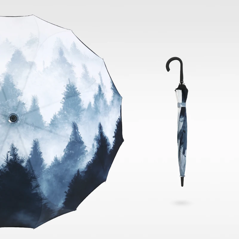 Ombrello Antivento Per Patio Con Manico Lungo Ombrello Da Pioggia Giapponese Cinese Per Donne Prodotti Per Ragazze Regenschirm