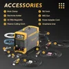5-in-1 Welder 200A MIG/TIG/CUT/Stick Dual Voltage Aluminum Welding Machine LCD Display Plasma Cutter Compatible Spool Gun 5