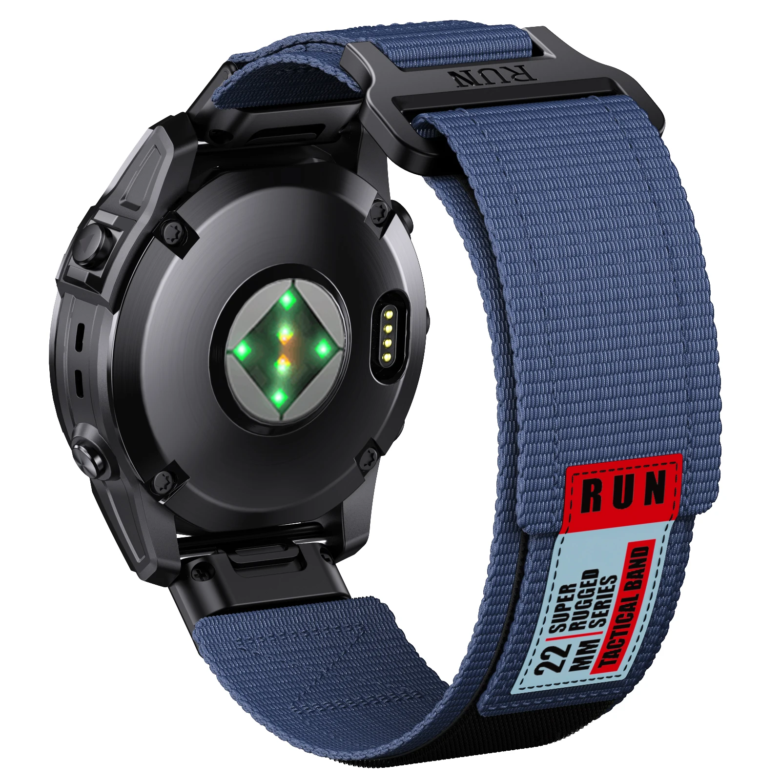 Garmin Quick Fit Nylon Woven Watch Strap with Charger/Charging Cable