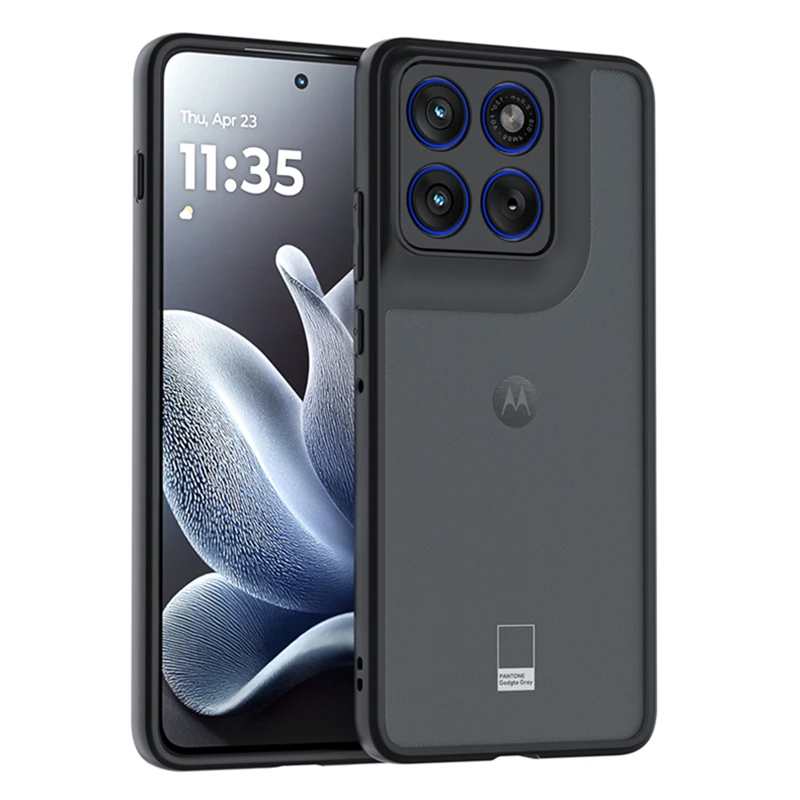 Matte Transparent Shockproof Bumper Protective Case