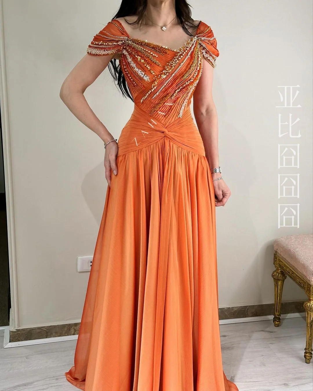 green emerald velvet dress Two Piece Prom Dresses,Blue Prom Dress,Long Evening Dress – Hoprom main image 0