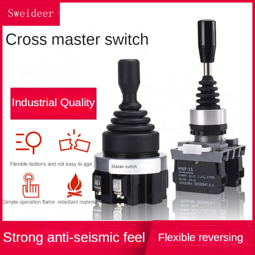 Monolever Toggle on Off Switch Travamento Automático Reconjunto Interruptor Momentâneo Master Joystick Rocker Way 4way 22 mm 30 mm 202 402