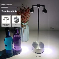 Metal Desk Lamp Household Bedroom/study/restaurant Rechargeable Cordless 2-levels Brightness Home Accessories Led Table Lamp 2