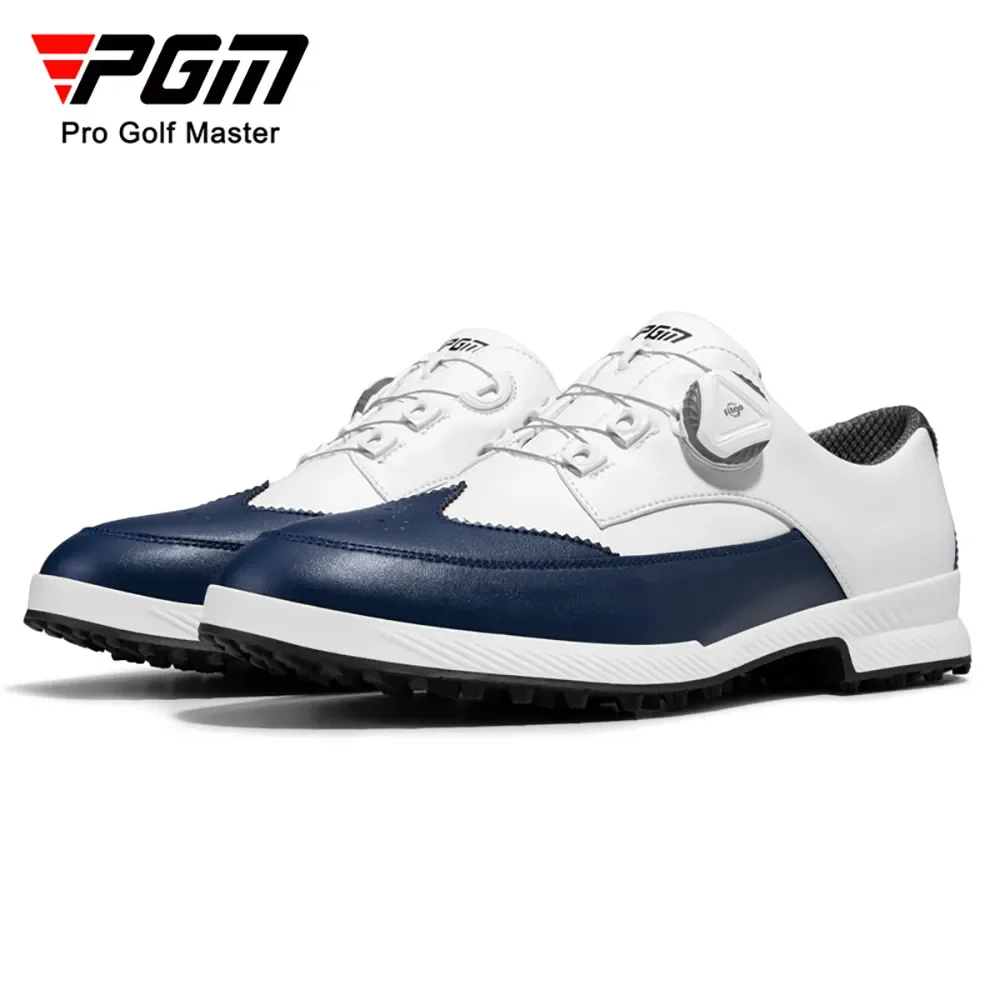 pgm-zapatos-de-golf-para-hombre-cordones-antideslizantes-impermeables-transpirables-xz257