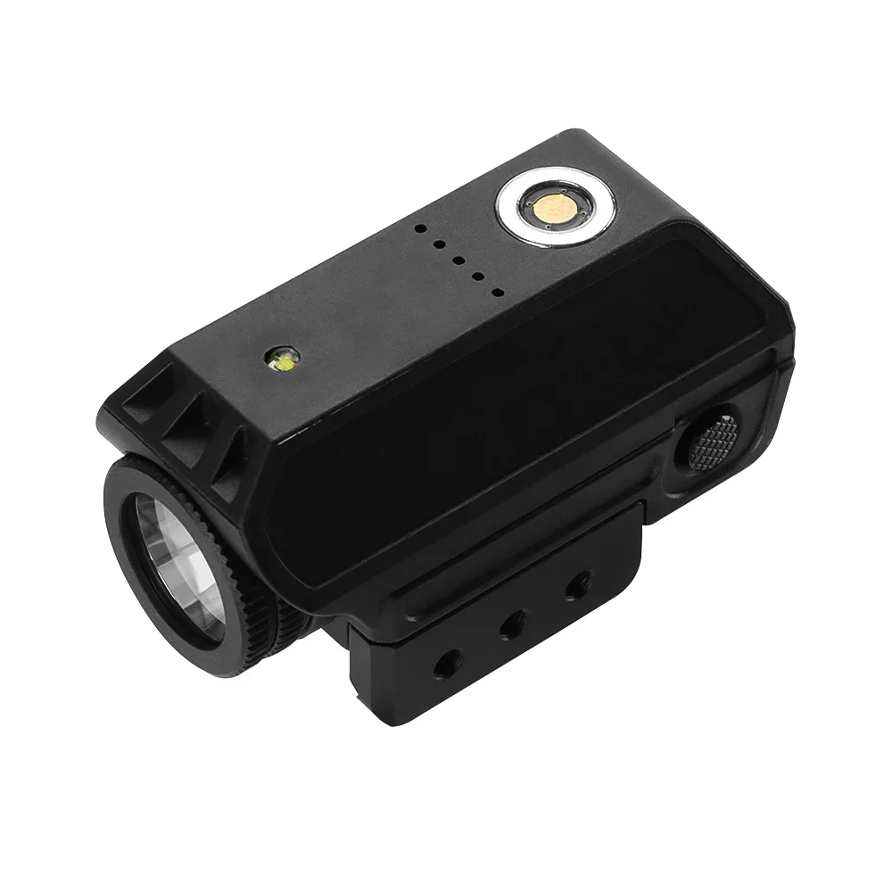 Tactical LED Flashlight 500 Lumens USB Rechargeable Gun Light