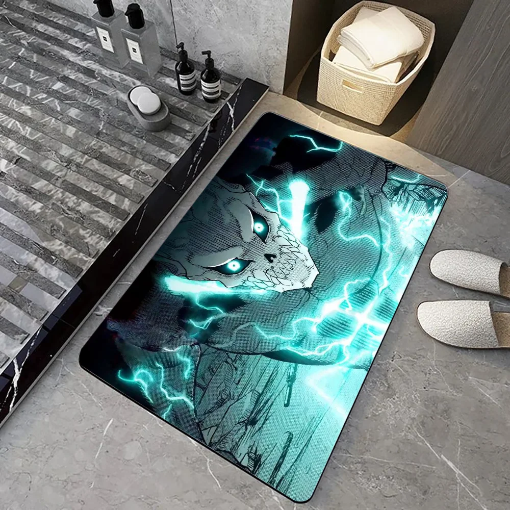 1pc Anime Kaiju Hachigou Bathroom Mat Doormat Living Room Carpet Balcony Rug Home Decoration 2