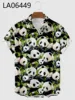 2021 Men's Shirts Creative Panda Printed Short Sleeve Shirt Men Street Summer Hawaii Beach Retro Shirts Harujuku Shirts for Men 5