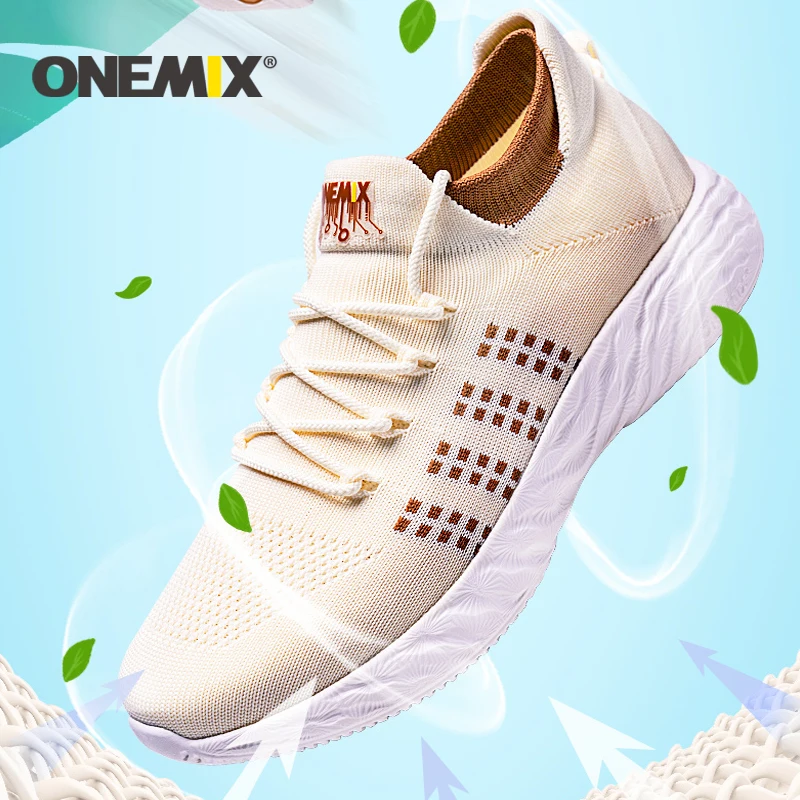 ONEMIX New Road Running Shoes Men Lightweight Sneakers Men Breathable