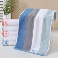 34x75cm Soft Cotton Towels Cartoon Children Bath Towel Handkerchief Bathing Face Washcloth Shower Towel 1